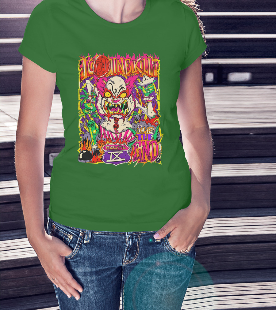Ice Nine Kills Zombie Clown Route IX It’s The End T-Shirt