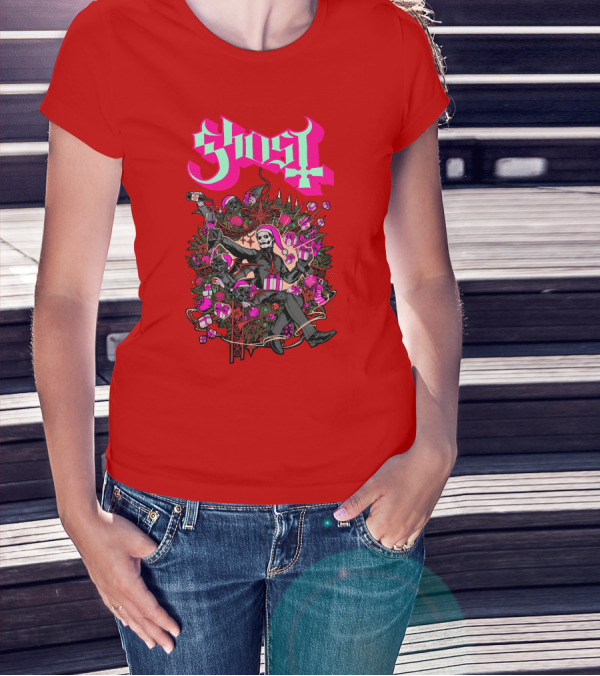 Ghost Holiday Skeleton Festivus T-Shirt