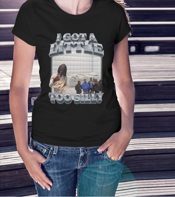 I Got A Little Too Silly Padded Room Selfie Group Posing T-Shirt