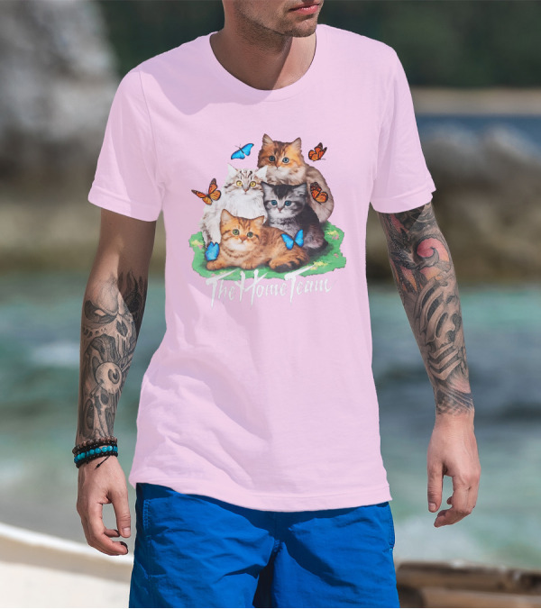 Kittens The Home Team Butterflies T-Shirt