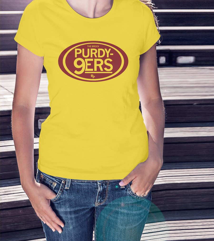 The Brock Purdy-9Ers BP Logo Oval T-Shirt