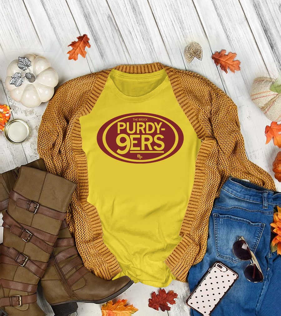 The Brock Purdy-9Ers BP Logo Oval T-Shirt