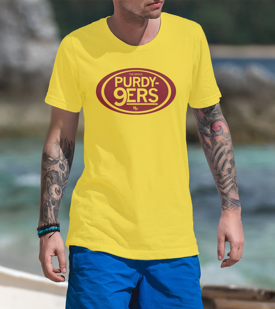 The Brock Purdy-9Ers BP Logo Oval T-Shirt
