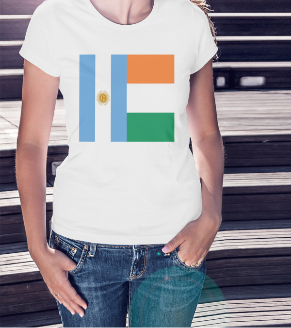 Argentina Flag Ireland Flag T-Shirt