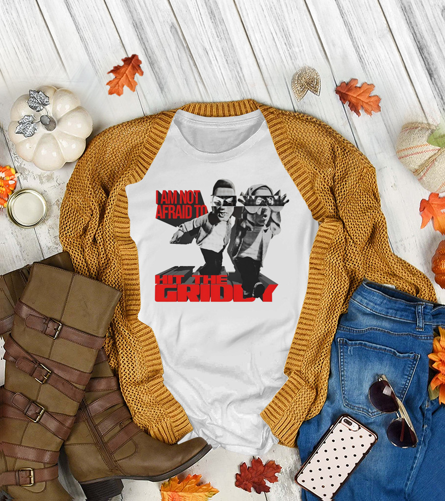 I Am Not Afraid to Hit the Griddy with Retro Dance Figures T-Shirt