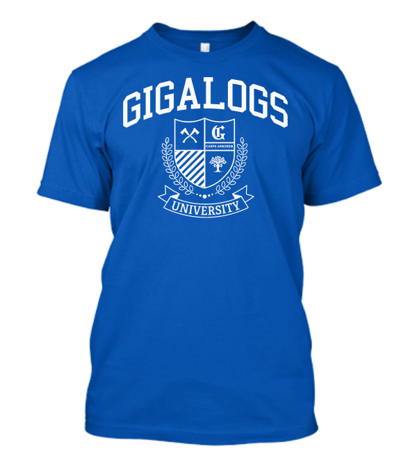 Gigalogs University Carpe Arborem Crest T-Shirt