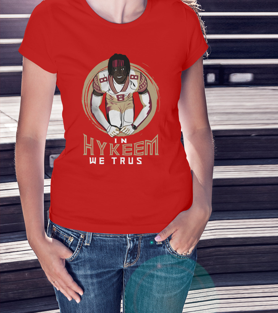 Hykeem Football Embrace Number 8 In Hykeem We Trust T-Shirt