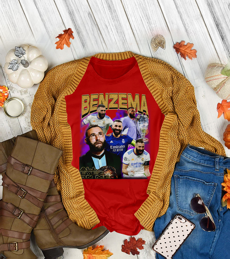 Benzema All Eyez On Me Ballon D'Or Champions League Vintage T-Shirt