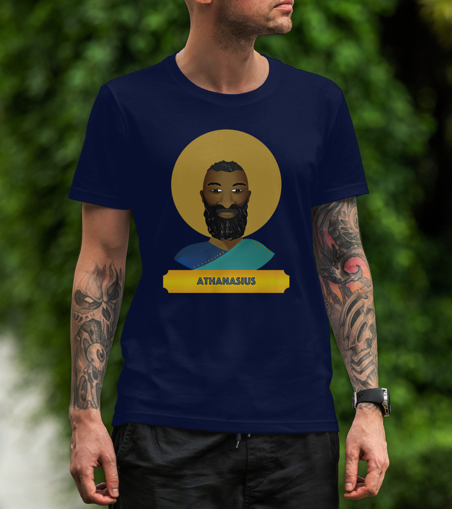 Athanasius Portrait Icon With Heritage Significance T-Shirt