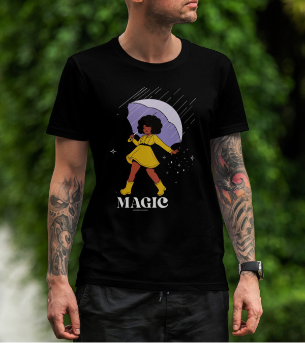 MAGIC TheFairyArtMother Rain Dance In Yellow Dress T-Shirt