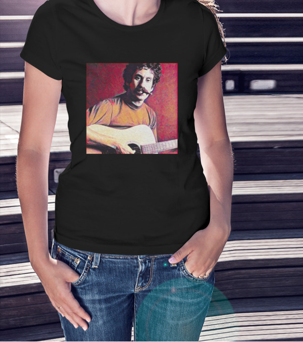 Matt Pinfield Jim Croce With Guitar T-Shirt