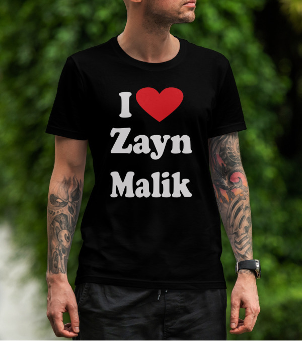 I Love Zayn Malik Alez Fireinside T-Shirt