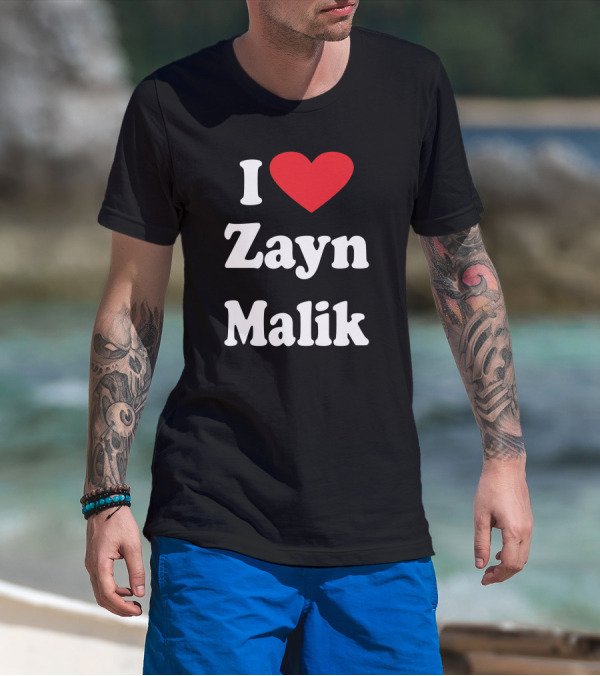 I Love Zayn Malik Alez Fireinside T-Shirt