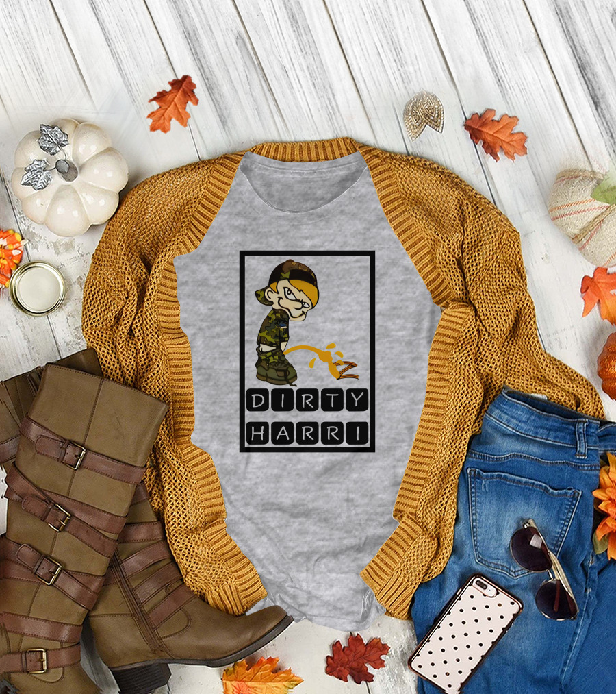 Dirty Harri Peeing Camo Kid T-Shirt