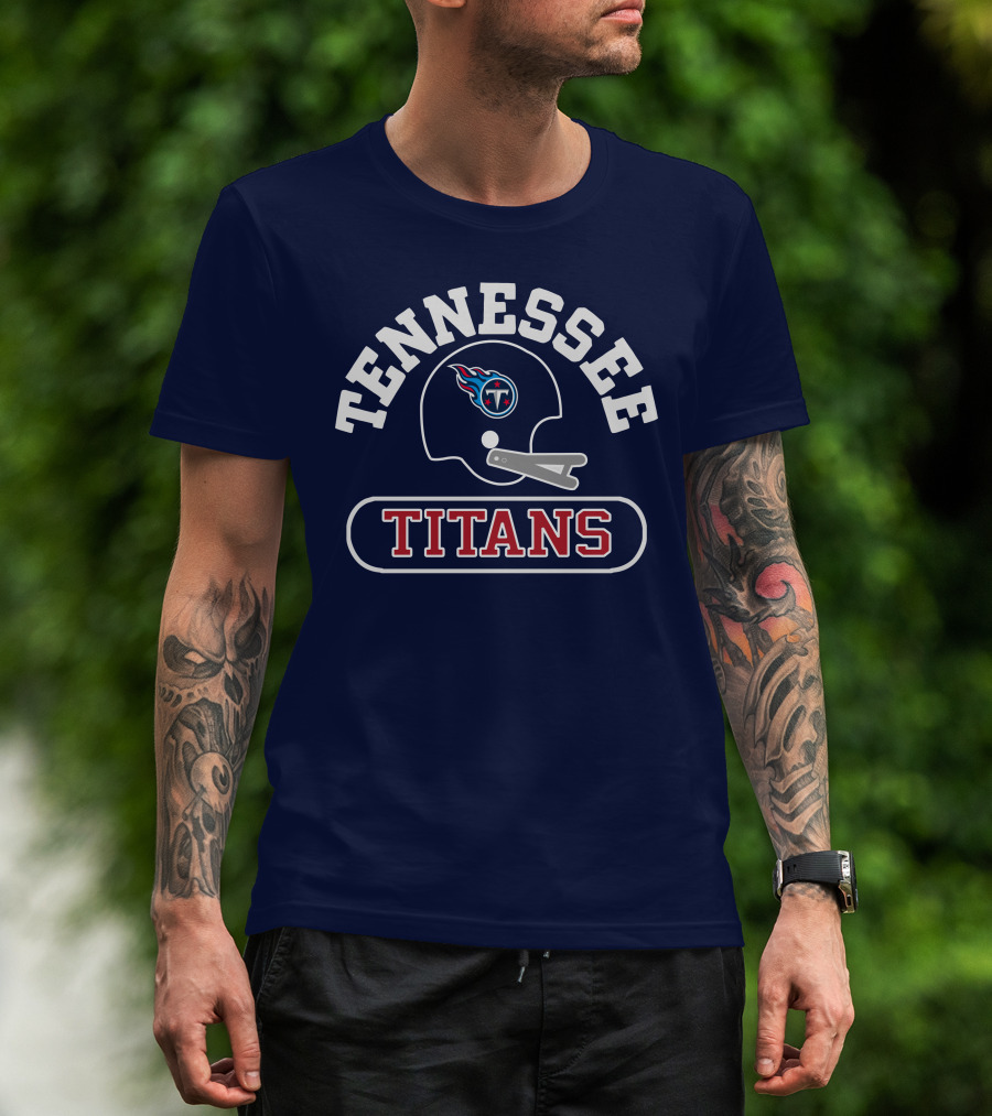 Jason Mccourty Tennessee Titans Helmet T-Shirt