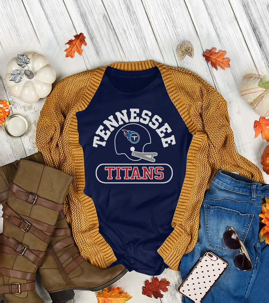 Jason Mccourty Tennessee Titans Helmet T-Shirt
