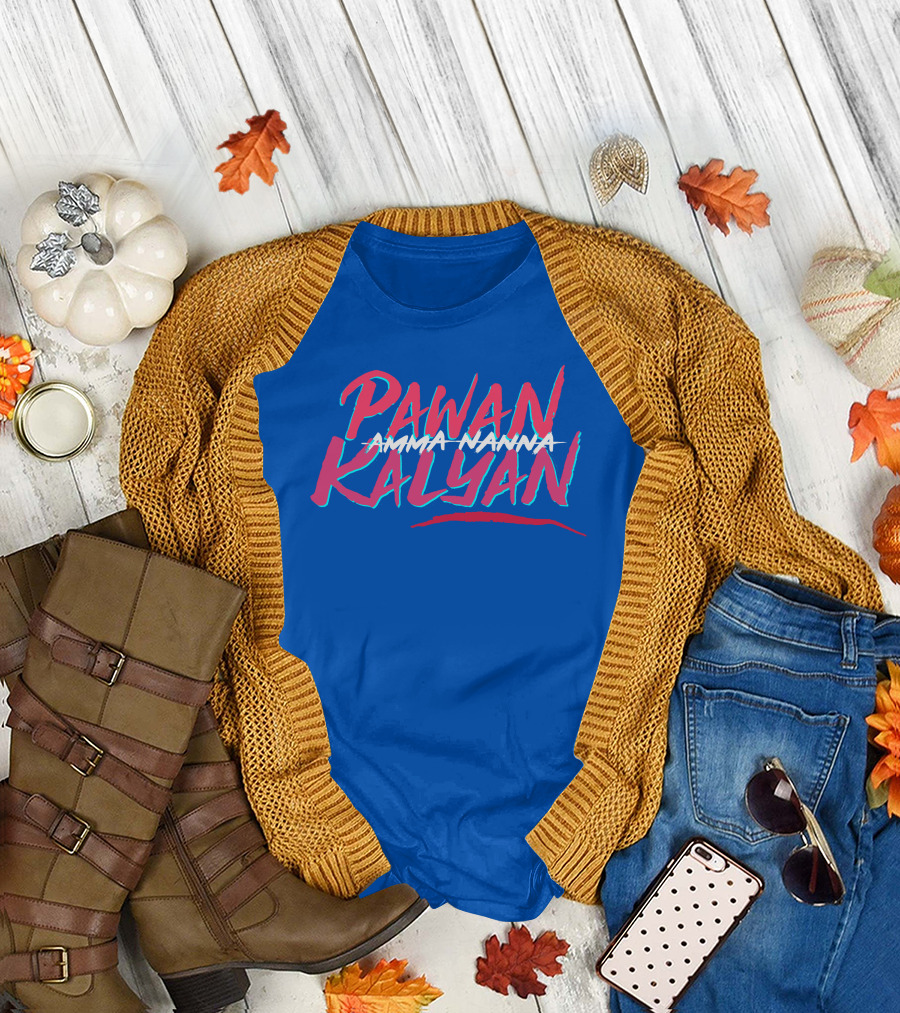 Pawan Kalyan Amma Nanna Deddimaag Merch T-Shirt