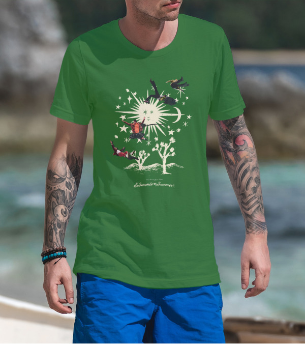 5 Seconds Of Summer The New Album Promo Desert Sun Starry Sky T-Shirt