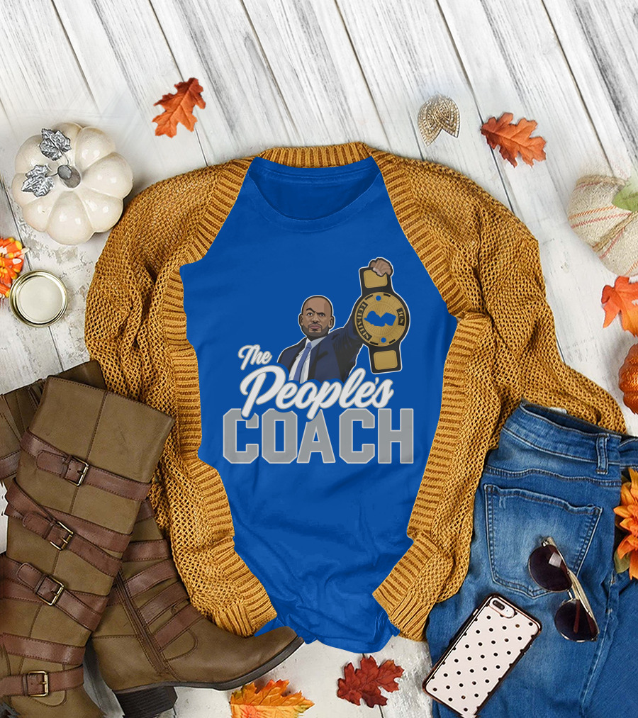 Collegehoopstoday The People's Coach Championship Belt T-Shirt
