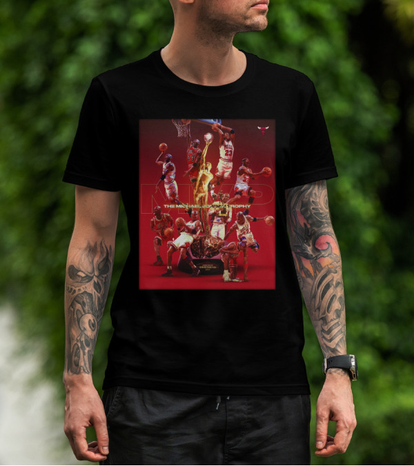 Chicago Bulls MVP The Michael Jordan Trophy T-Shirt