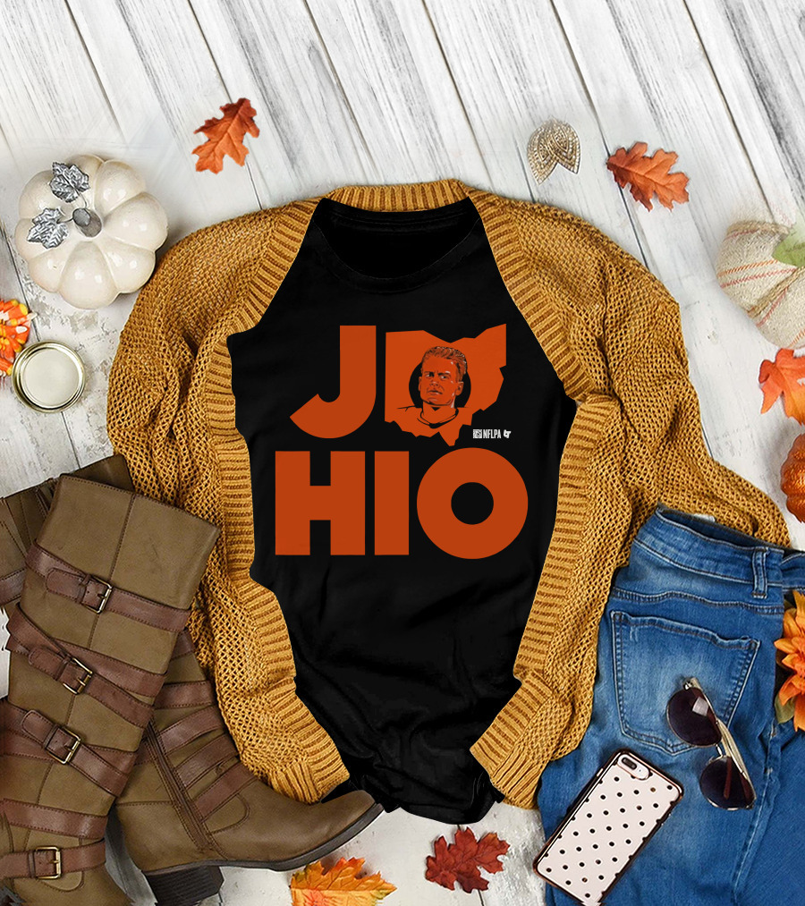 Breakingt Merch Jo Hio Featuring Joe Burrow NFLPA T-Shirt