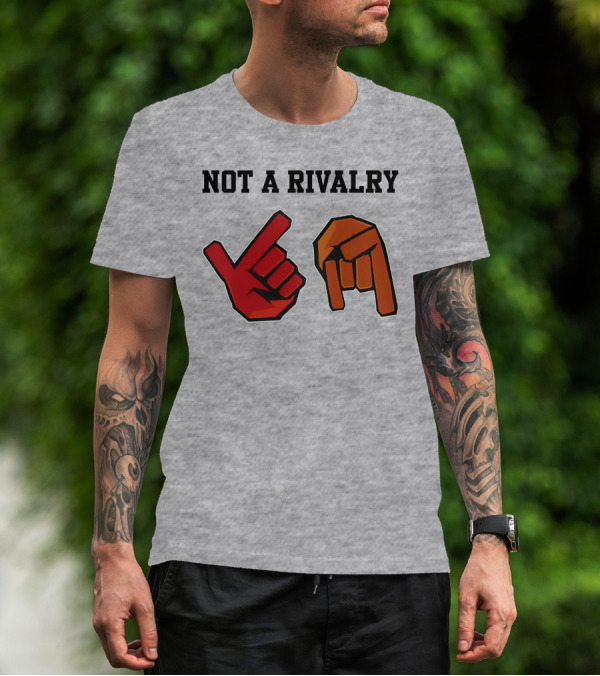 Not A Rivalry Hand Symbols Gesture T-Shirt