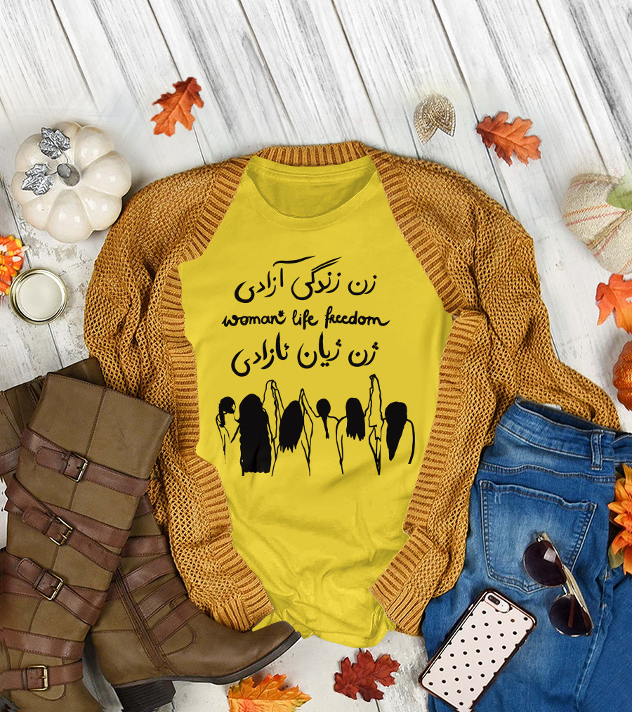 Thehouseofpod Woman Life Freedom زن زندگی آزادی زن ژیان ئازادی T-Shirt