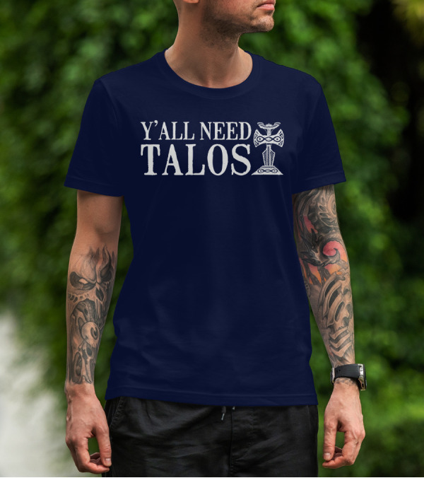 Y'All Need Talos Pantaloonzzz Nordic Symbol T-Shirt