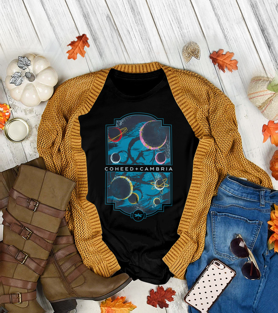 Coheed And Cambria Cosmic Planets and Space T-Shirt