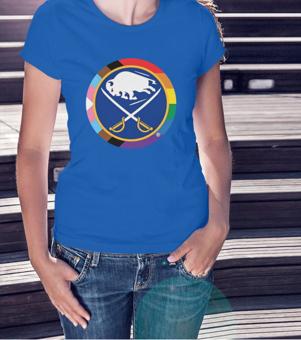 Buffalo Sabres Inclusive Pride Colors T-Shirt