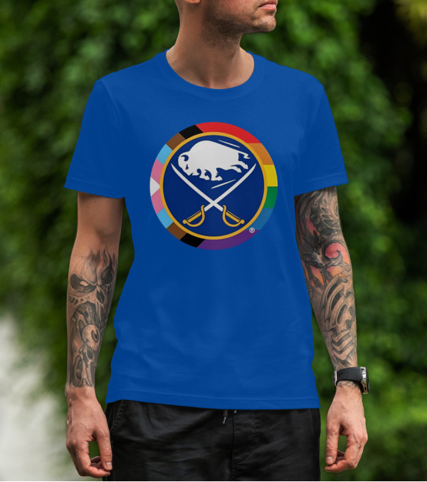 Buffalo Sabres Inclusive Pride Colors T-Shirt