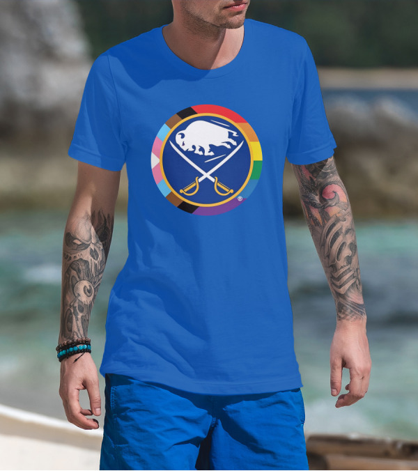 Buffalo Sabres Inclusive Pride Colors T-Shirt