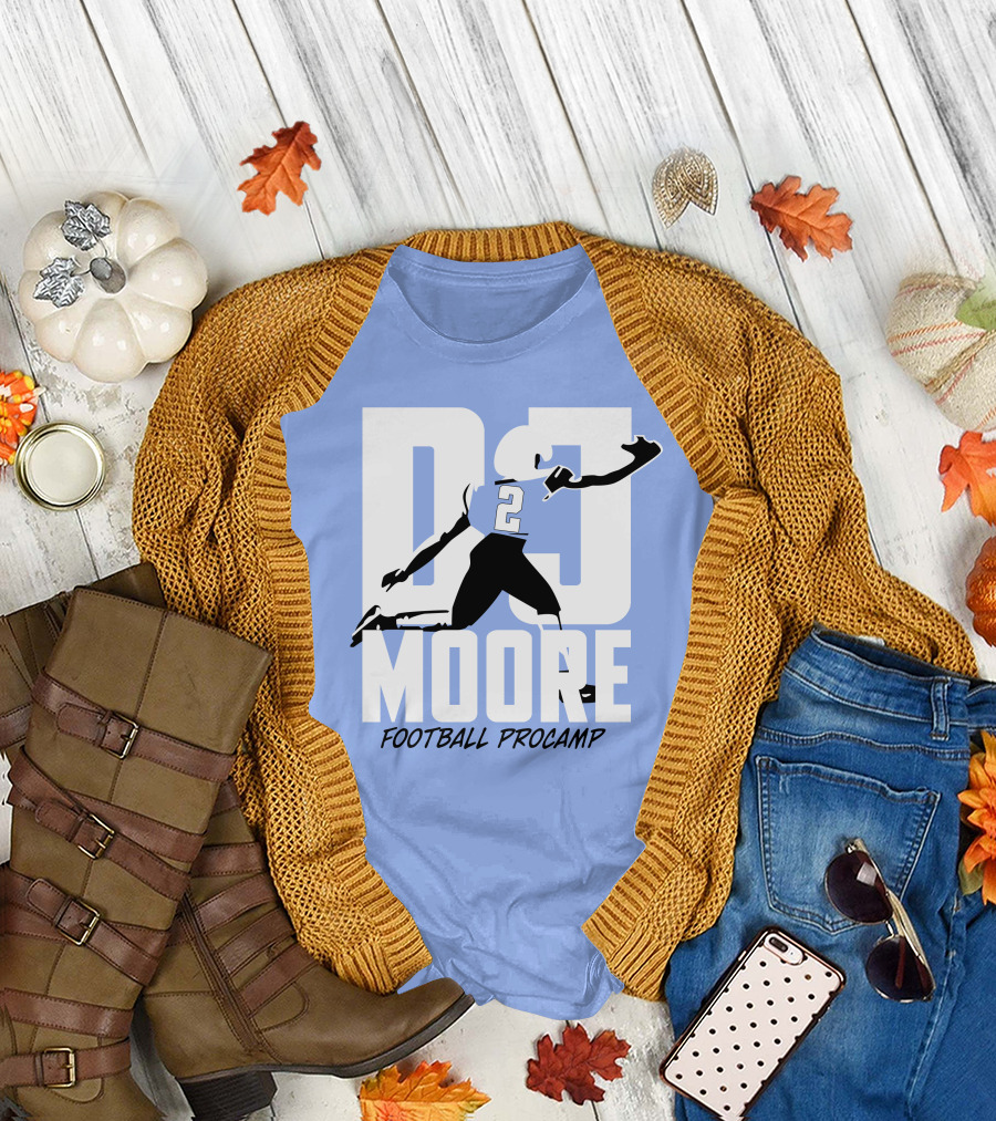 DJ Moore Football Procamp Athlete Number 2 Dynamic Movement T-Shirt