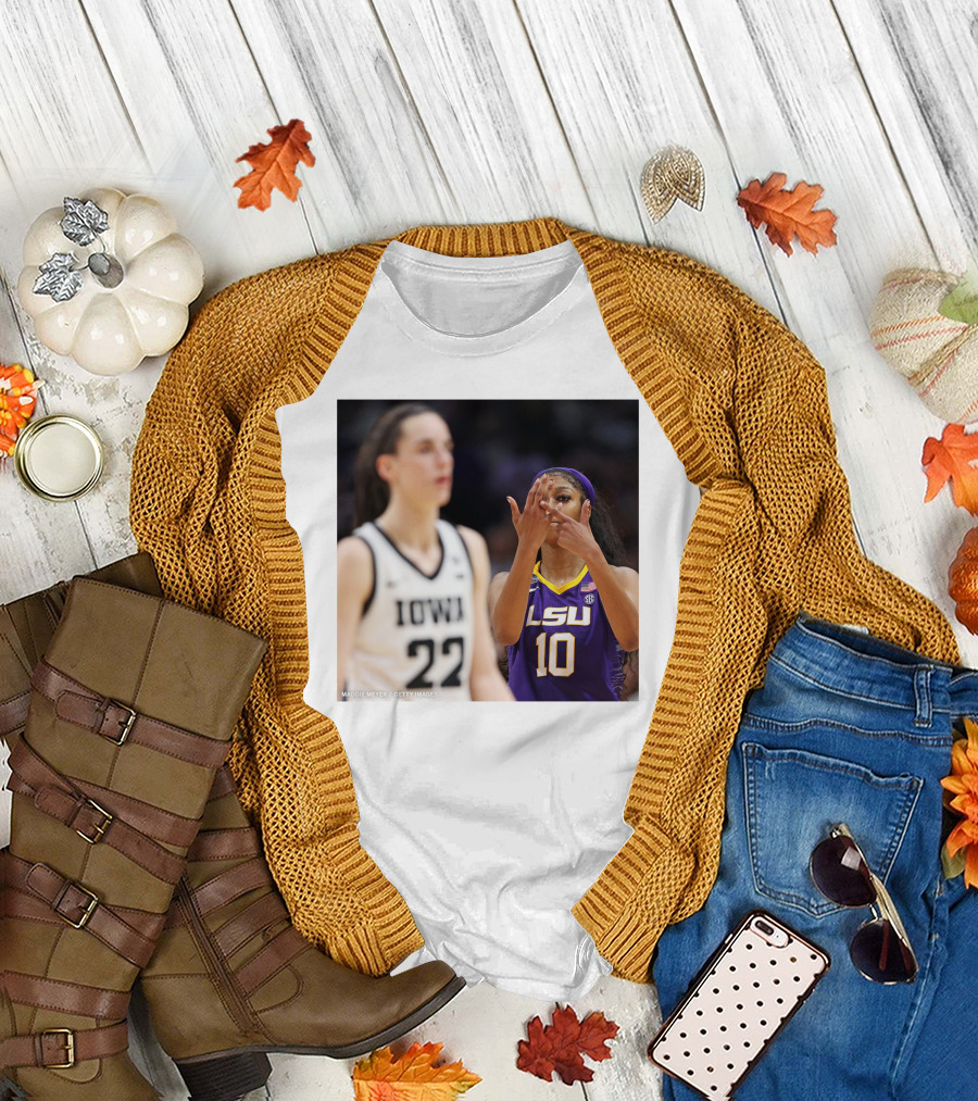 LSU Reese 10 Makes You Can’t See Me Gesture Against Iowa T-Shirt