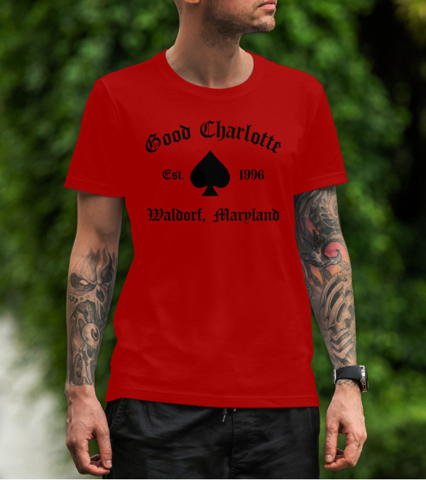 Good Charlotte Est. 1996 Waldorf Maryland Spade T-Shirt