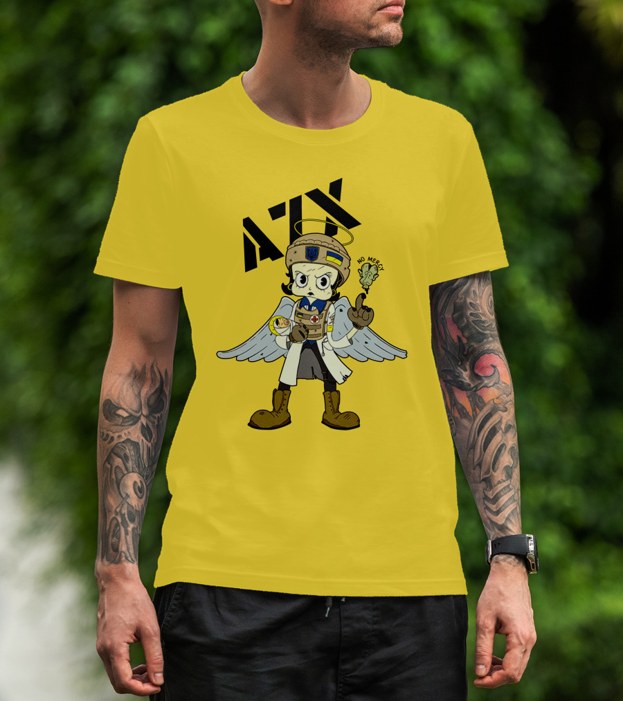 Azov Guardian Sunflower No Mercy Angel T-Shirt
