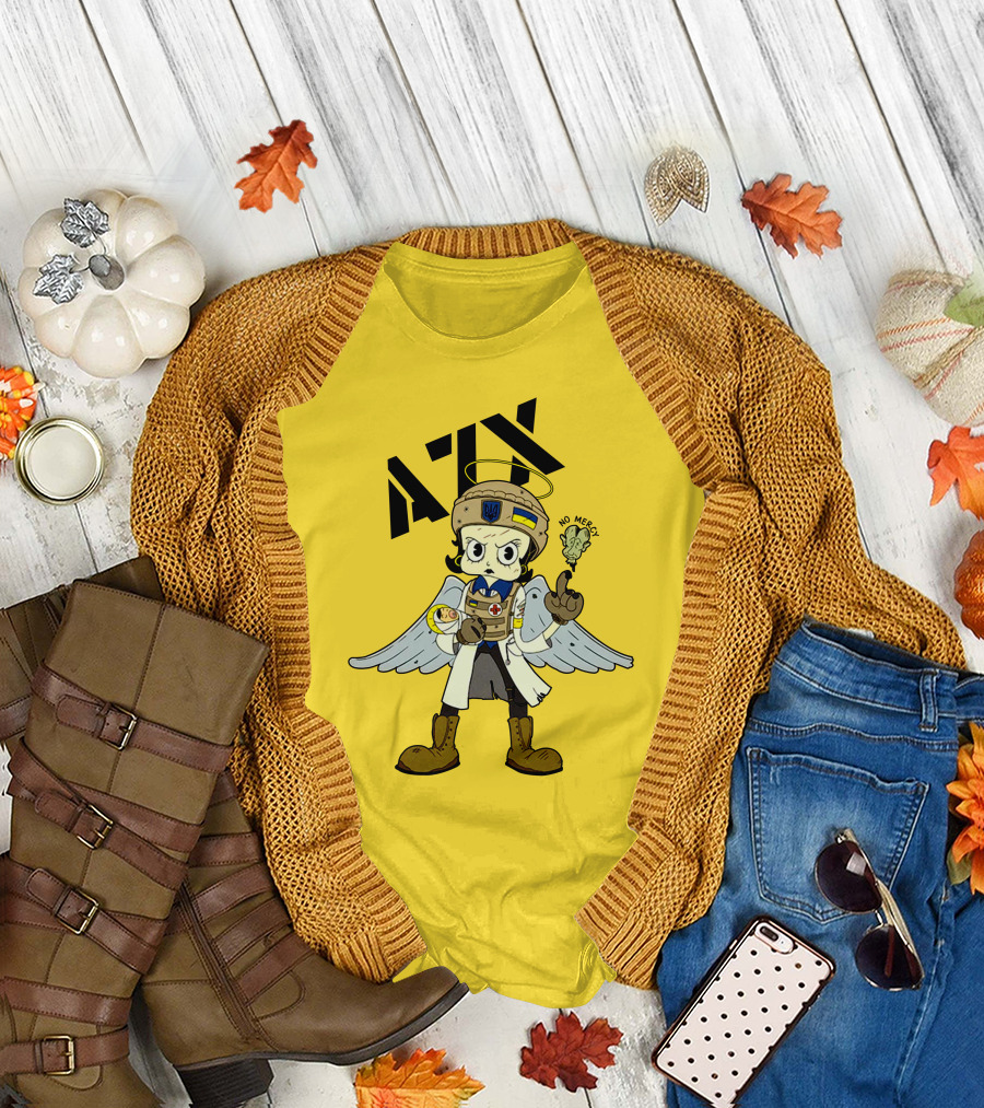 Azov Guardian Sunflower No Mercy Angel T-Shirt