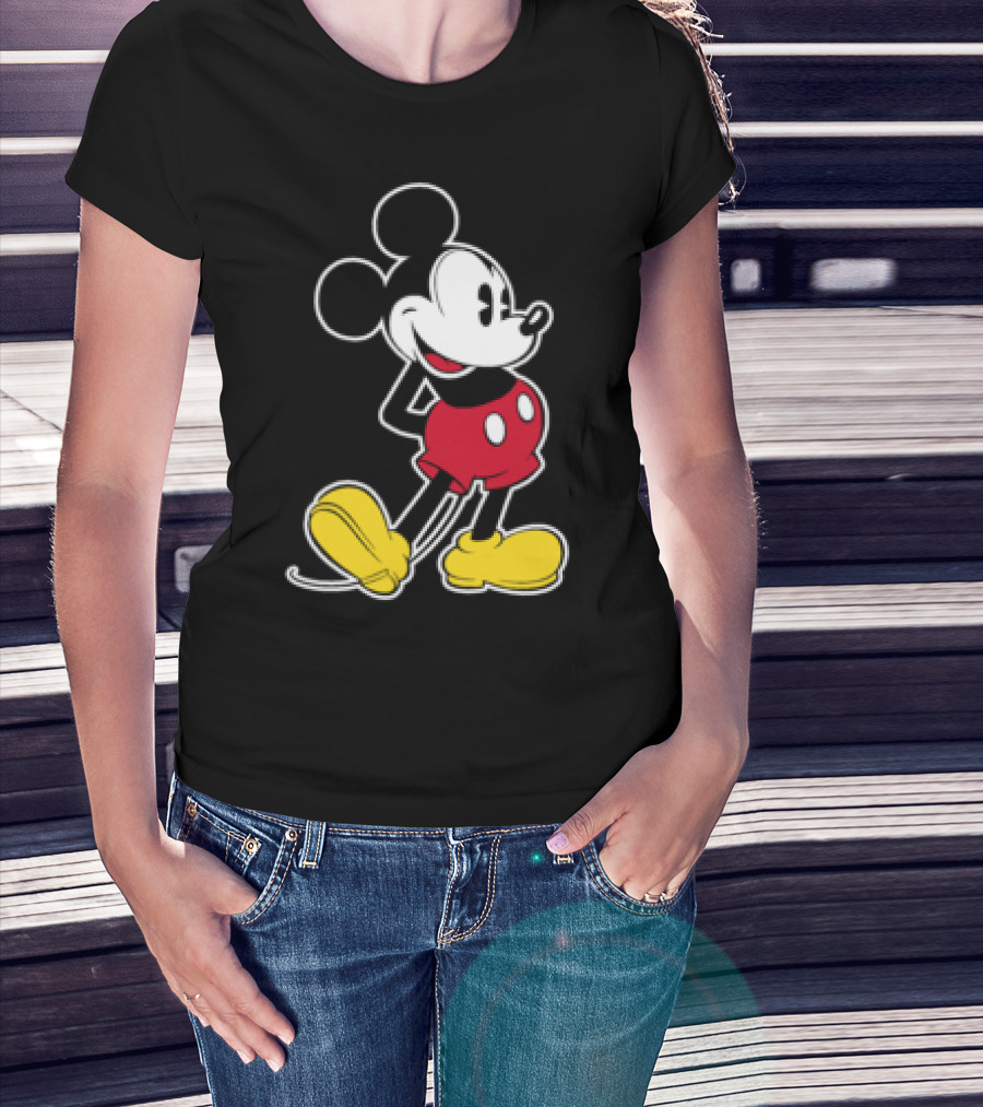 Disney Classic Mickey Mouse Standing Pose T-Shirt