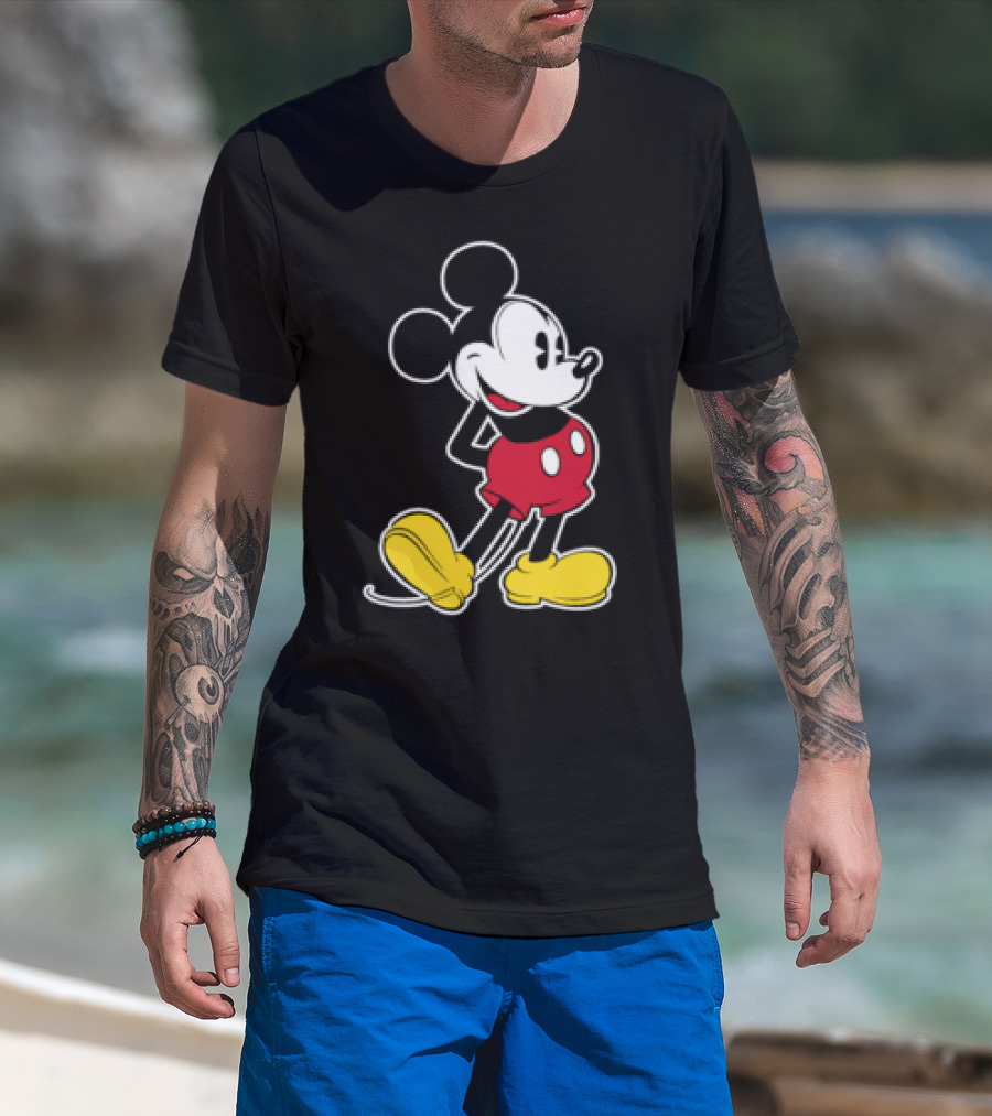 Disney Classic Mickey Mouse Standing Pose T-Shirt