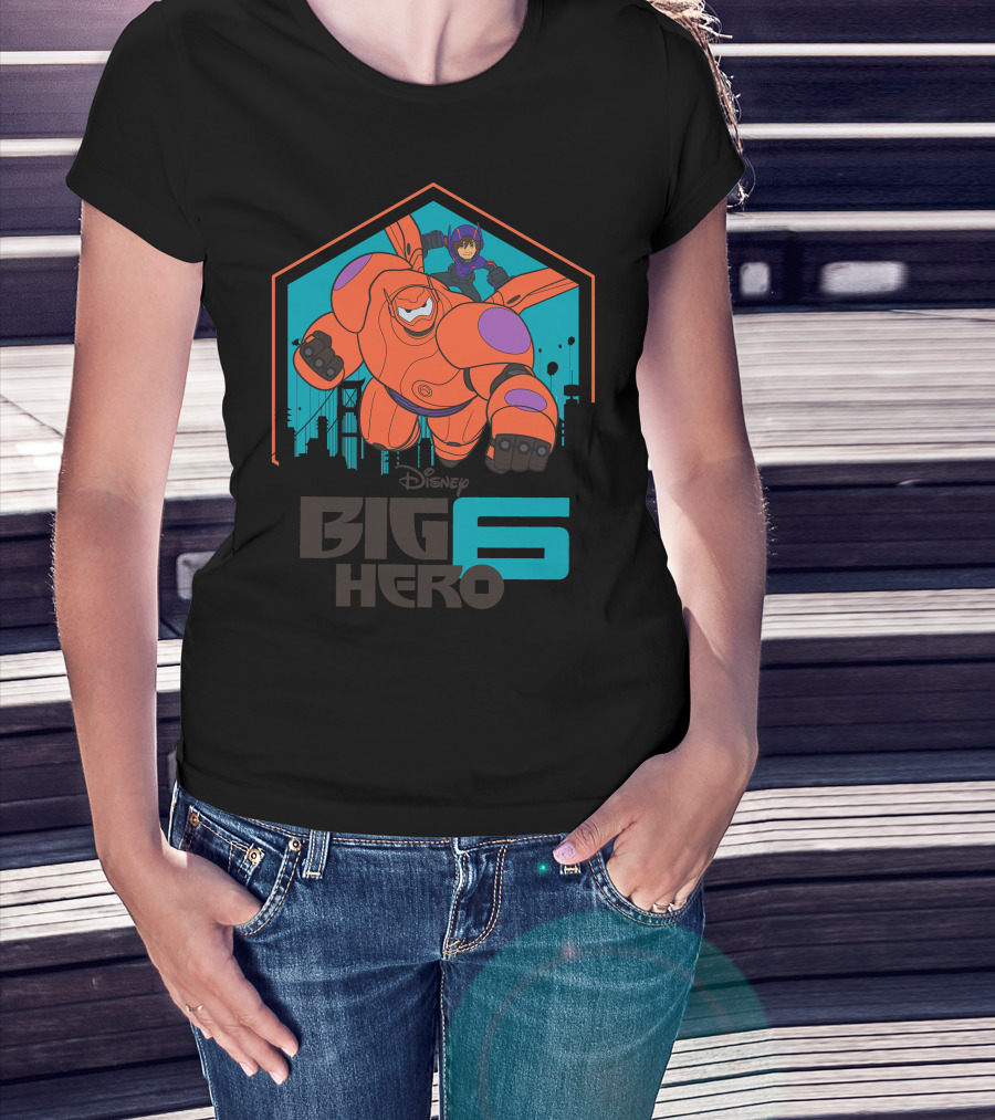 Disney Big Hero 6 Baymax And Hiro Flying Adventure T-Shirt