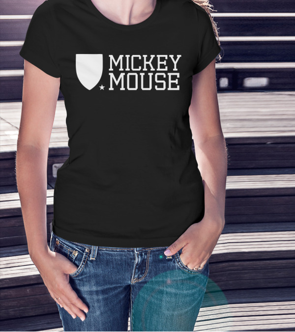 Mickey Mouse University Shield Emblem T-Shirt