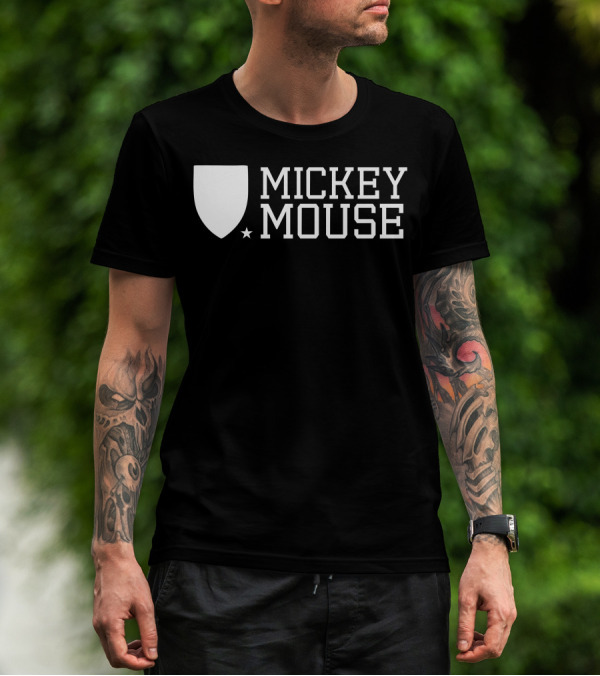 Mickey Mouse University Shield Emblem T-Shirt