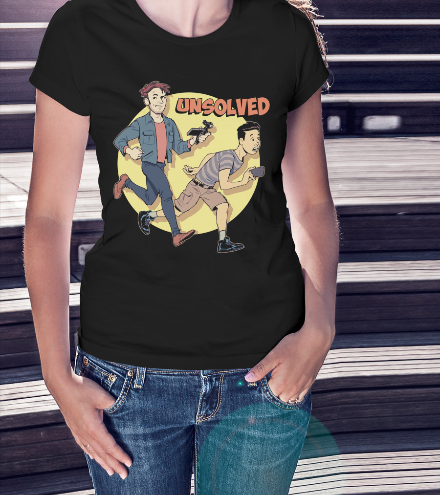 BuzzFeed Unsolved Animated Saturday Morning Mystery Adventure T-Shirt