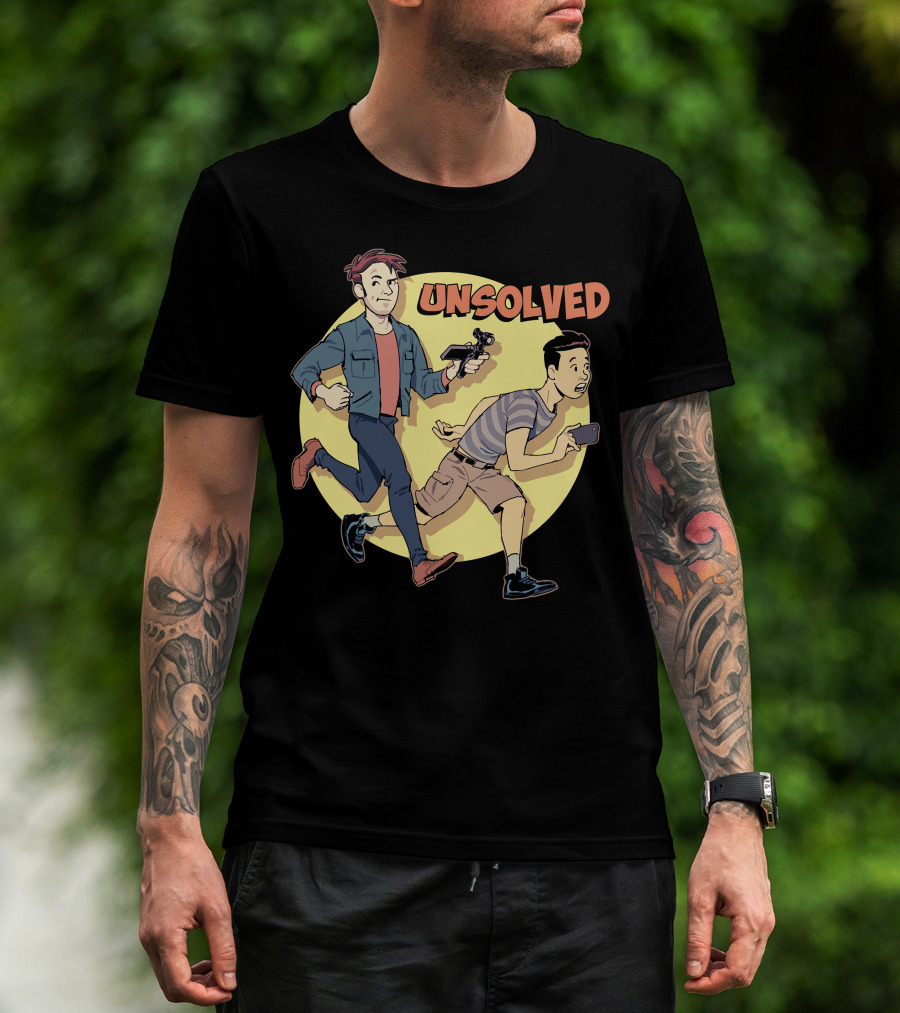 BuzzFeed Unsolved Animated Saturday Morning Mystery Adventure T-Shirt