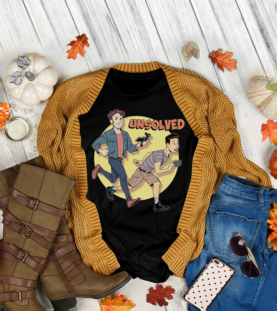 BuzzFeed Unsolved Animated Saturday Morning Mystery Adventure T-Shirt