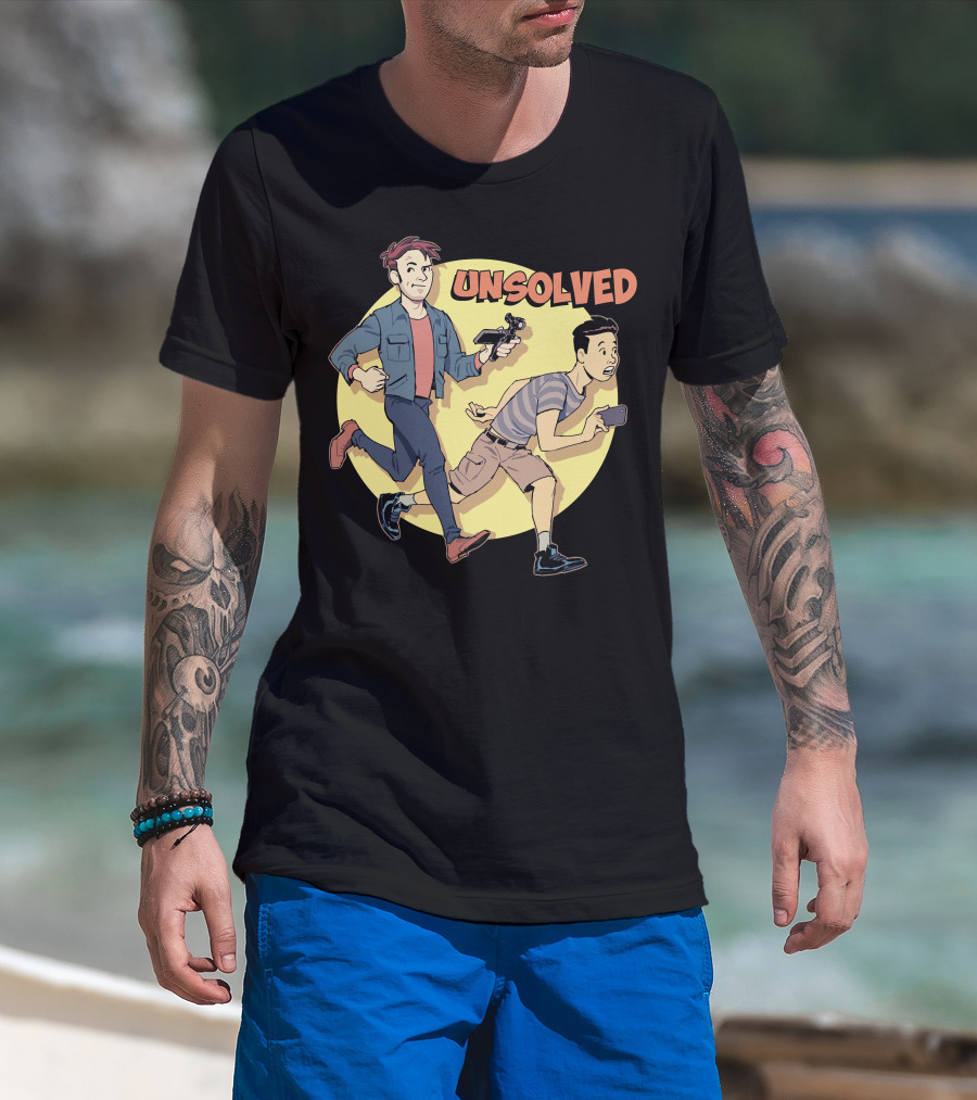 BuzzFeed Unsolved Animated Saturday Morning Mystery Adventure T-Shirt