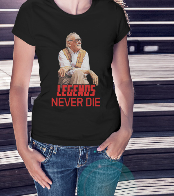 Stan Lee Legends Never Die Tribute With Iconic T-Shirt