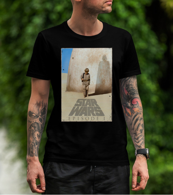 Star Wars Episode I The Phantom Menace Anakin Skywalker Shadow T-Shirt