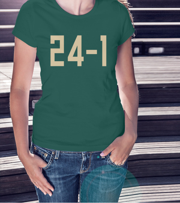 Bucks 24-1 Golden Numbers T-Shirt