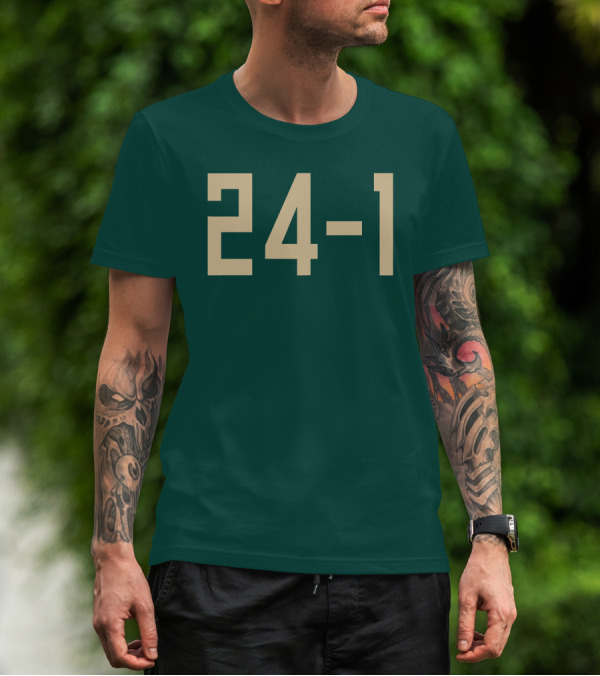 Bucks 24-1 Golden Numbers T-Shirt